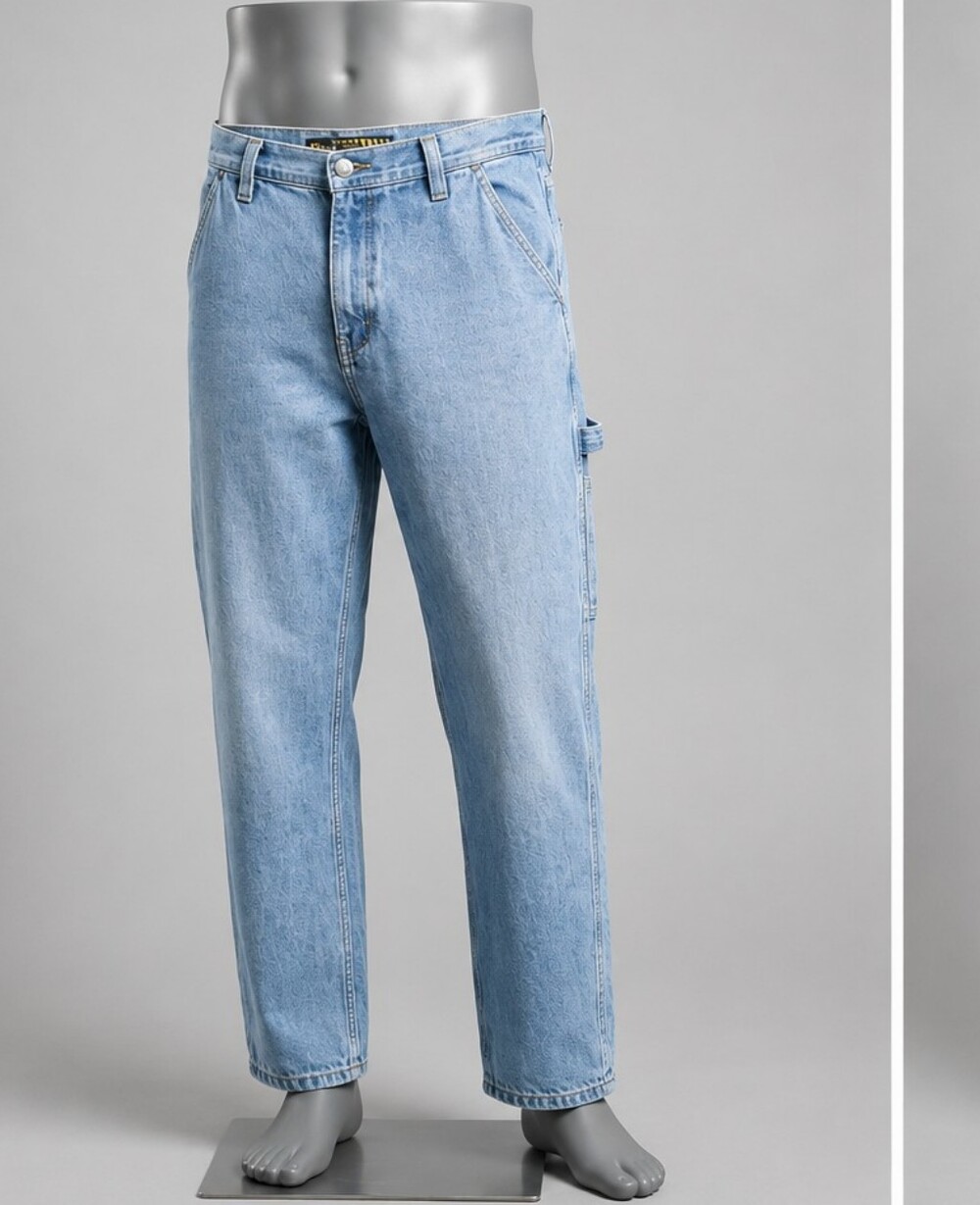 Steve & Barry's Vintage Loose Fit Carpenter Jeans - 38x32 Pre-owned Y2k